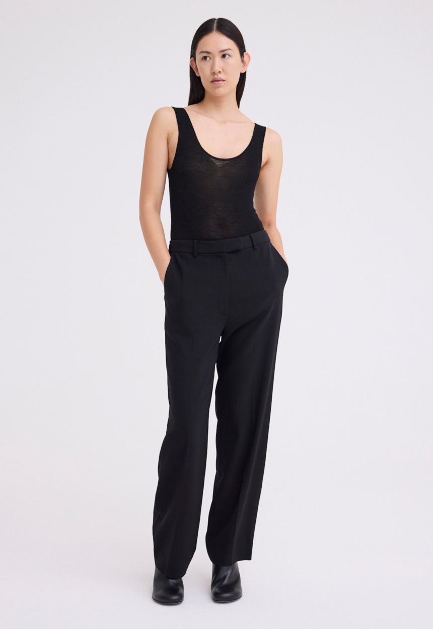 Jac + Jack Dolan Tailored Suit Pant - Black